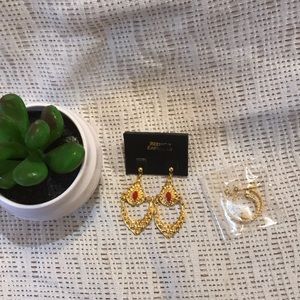 💛❤️Set of 2 earrings